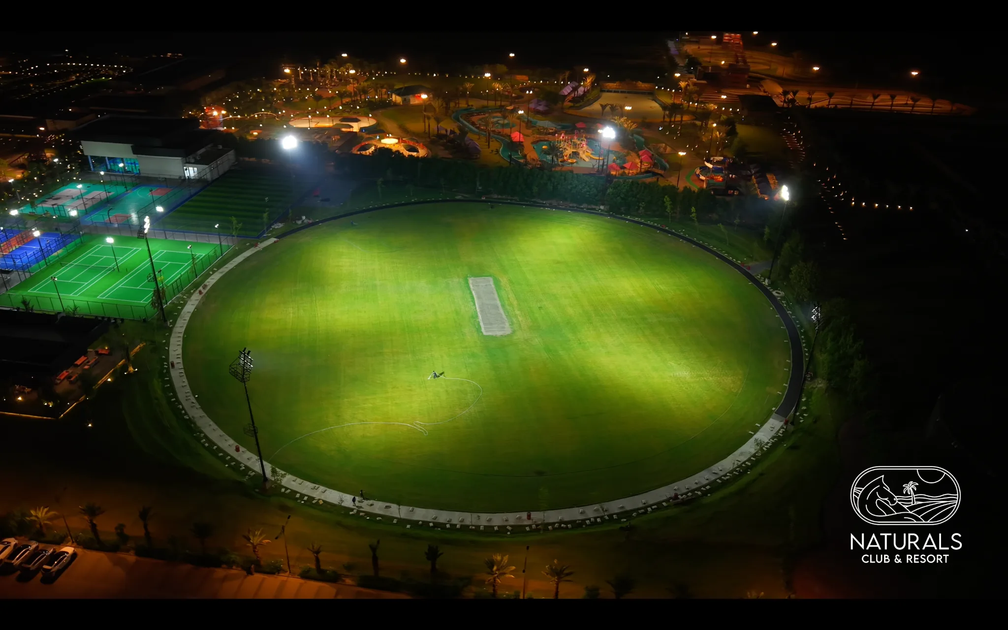 Naturals international-standard cricket stadium