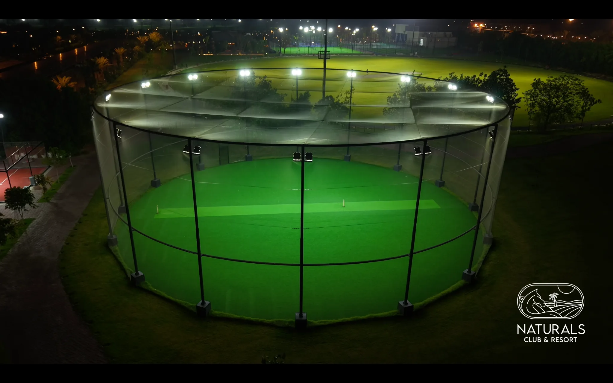 Indoor cricket facility at Naturals