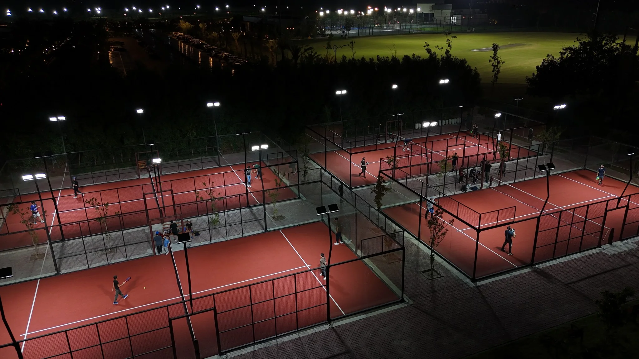 Padel courts at Naturals